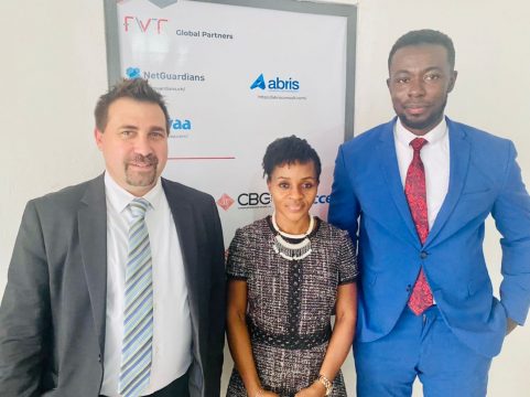 ABRIS CEO Mr Godry (left) meeting FVT representatives Ms Abodakpi (middle), and Mr Adarkwah in Ghana