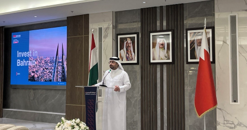 A speaker at the Hungary-Bahrain Business Forum (2022)